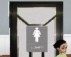 Womans Restroom door