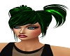 green+black pigtails