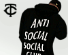Tc. Anti Social Hoodie