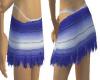 (MG)Sexy BlueRiped Skirt