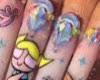 Puff Girls Nails