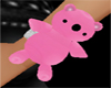 Pink PVC Bear Bracelet