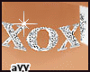 aYY- XOXO Diamond Collar
