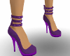 Purple Spike High Heels