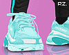rz. Cyan Sneakers