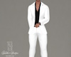 Modern Men's Suit White