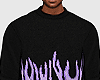 Flame Purple Sweater