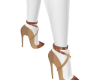 MULTI BEIGE STRAP HEELS