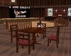 Sixgun saloon table (red