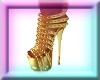 sassy golden heels