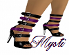 Black & Purple Belt Heel