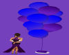 Blue Purple Balloons
