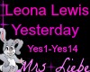 Leona Lewis - Yesterday.