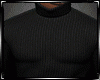 Black winter sweater