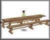 [R]WOODEN LONG TABLE