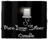 Pure Love Candle Silver