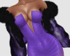 CA Purple Fur Coat