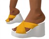 YELLOW Wedge Sandals
