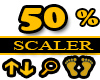 50% Scaler Feet Resizer