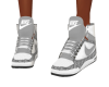 Gray/White  Sneakers