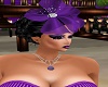 Purple Gretchen Necklace