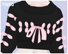 T! Bow Sweater Pinku