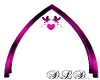 PinknBlack Wedding Arch