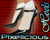 PIX HI-Heels Black+Socks