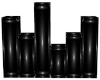 Black PVC 6 Pose Cubes