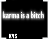 karma is a bitch | Neon