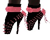 Black/Pink Ballet Heels