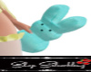 Blue Peep Bunny Toy