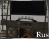 Rus TV Fireplace Unit