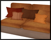 Armless Golden Sofa