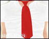 ❥ red uniform tie
