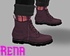 Purple Pink Boot w Sock
