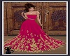 Fly Magenta & Gold Gown