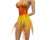 Fire Faerie dress