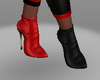 Boots Red Black