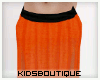 -Child Orange Long Skirt