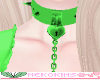 Chained Collar Green