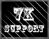 7K support sticker
