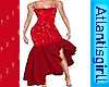 Red with Gold Stars
