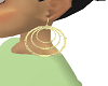 Gold earring set