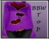 BBW Purple Sweater top