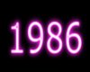 {J&P} 1986 Neon Sign
