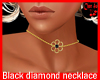 Black diamond necklace