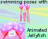 poses glitter jellyfish
