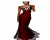 sexy red diamond gown