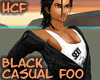HCF Black Casual Foo